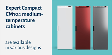 Introducing the new Expert Compact medium-temperature cabinets with solid doors!