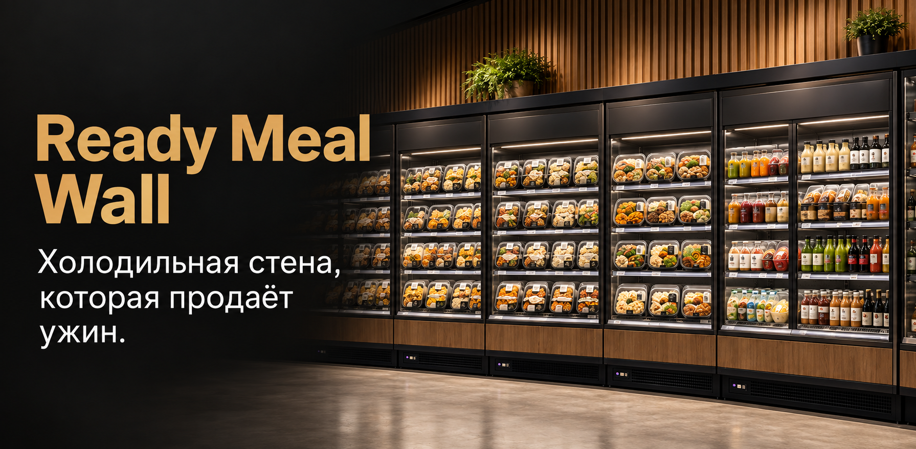Почему ведущие мировые сети строят Ready Meal Wall вместо обычных холодильников?